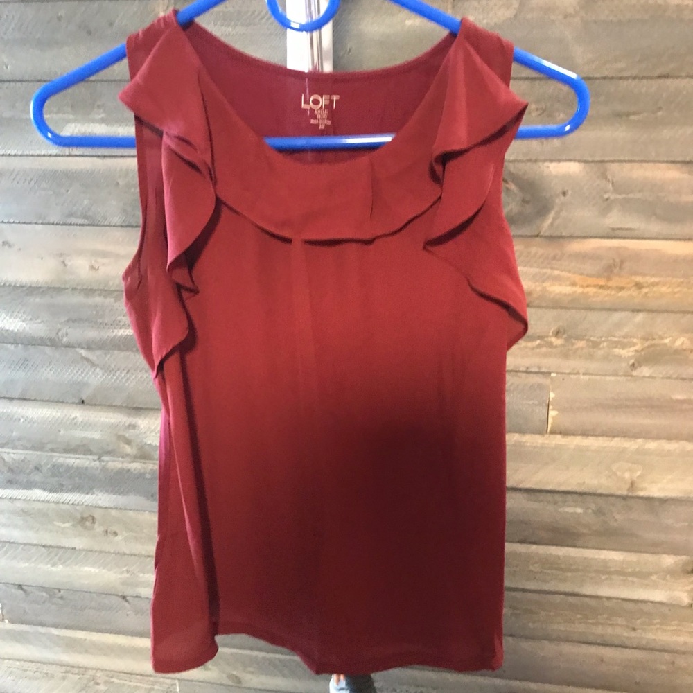 Red Loft blouse